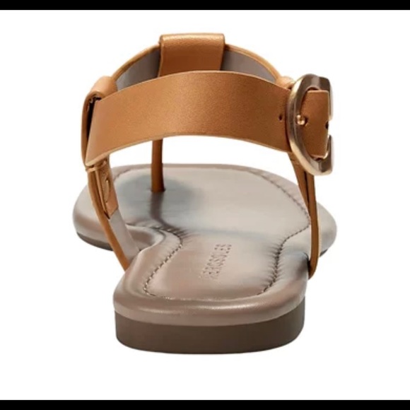 AEROSOLES Carmina Leather Flat Sandals - Picture 5 of 7